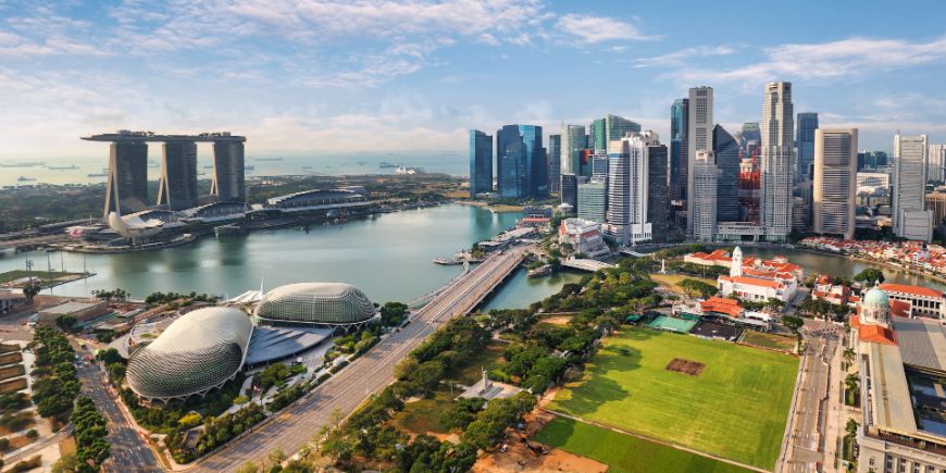 Sunshine over Singapore