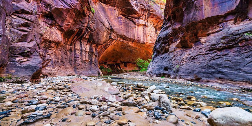 "The Narrow" in Zion National Park, USA