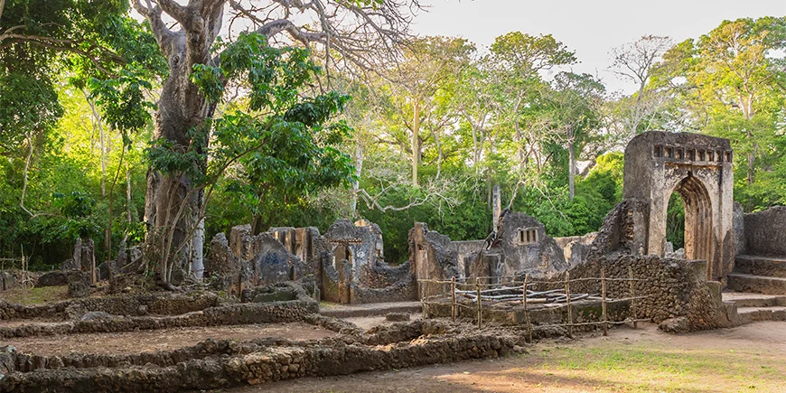 The ruins of Gideon in Malindi, Kenya