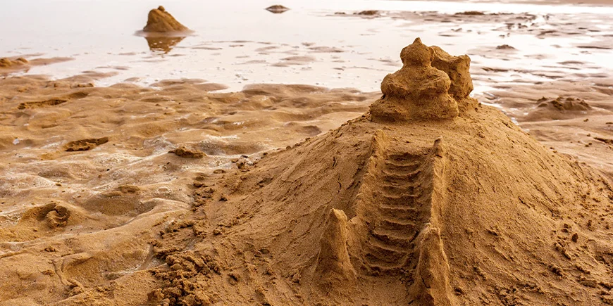 Sandcastle on Bentota beach