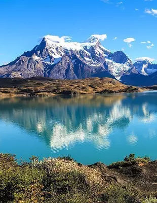 Lake Pehoe, Torres Del Paine, Patagonia, Chile