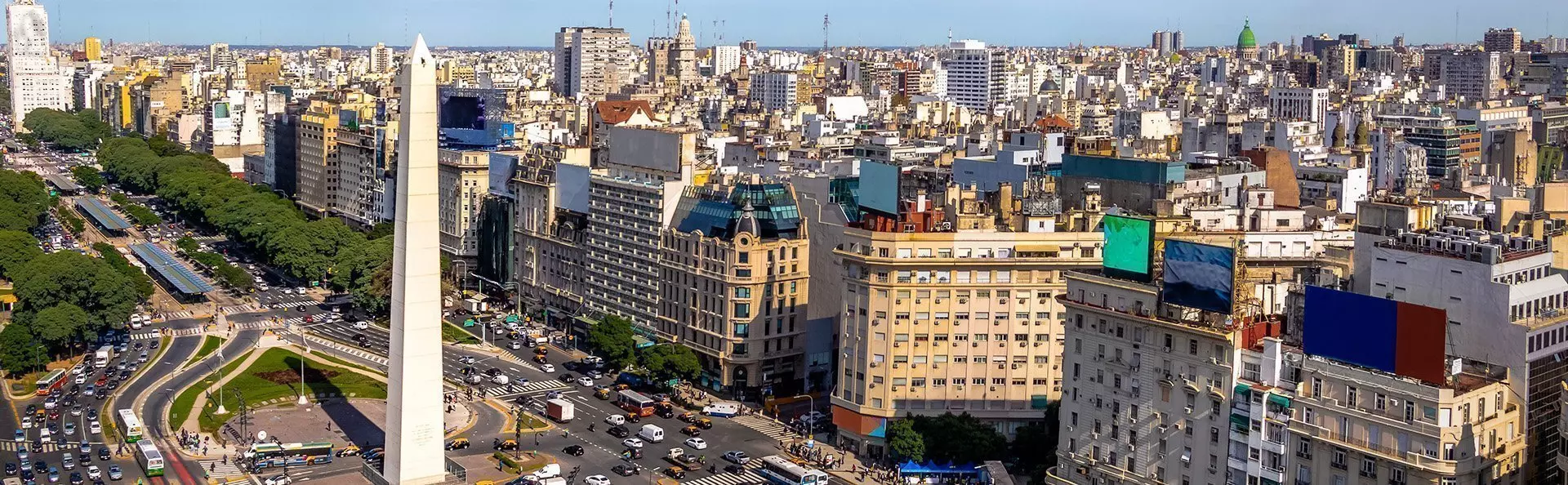 Aerial photo of Buenos Aires