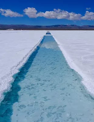 Salt flats in Argentina, Salar de Salinas Grandes, Salta