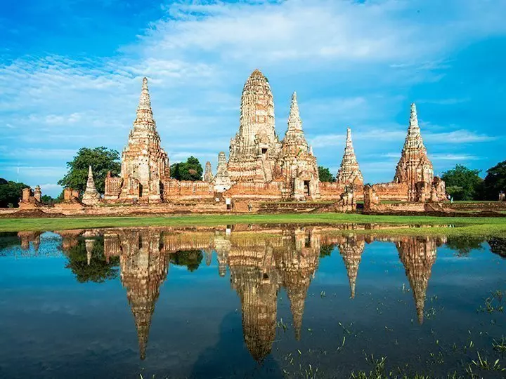 Wat Chaiwattanaram Temple in Ayutthaya, Thailand.