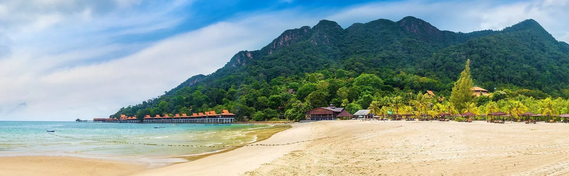 Pantai Kok Beach on the island of Langkawi in Malaysia