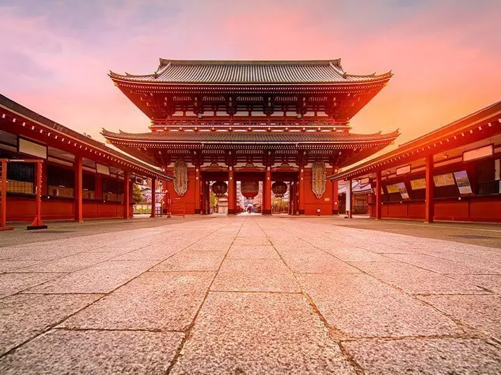 Senso-ji Temple in Asakusa, Tokyo