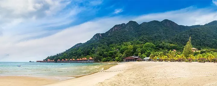 Pantai Kok Beach on the island of Langkawi in Malaysia