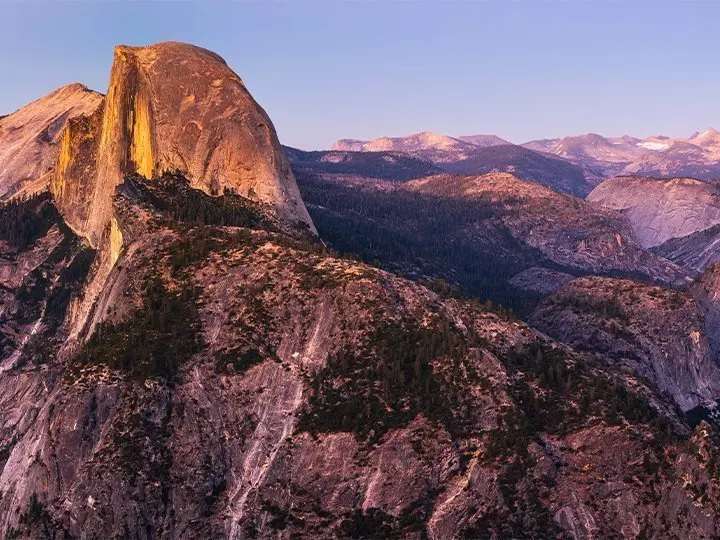 Panoramic view from Yosemite National Park