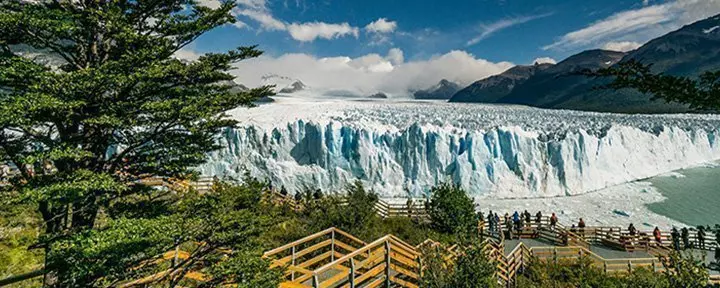 Perito Moreno Glacier on a sunny day, Patagonia, Argentina