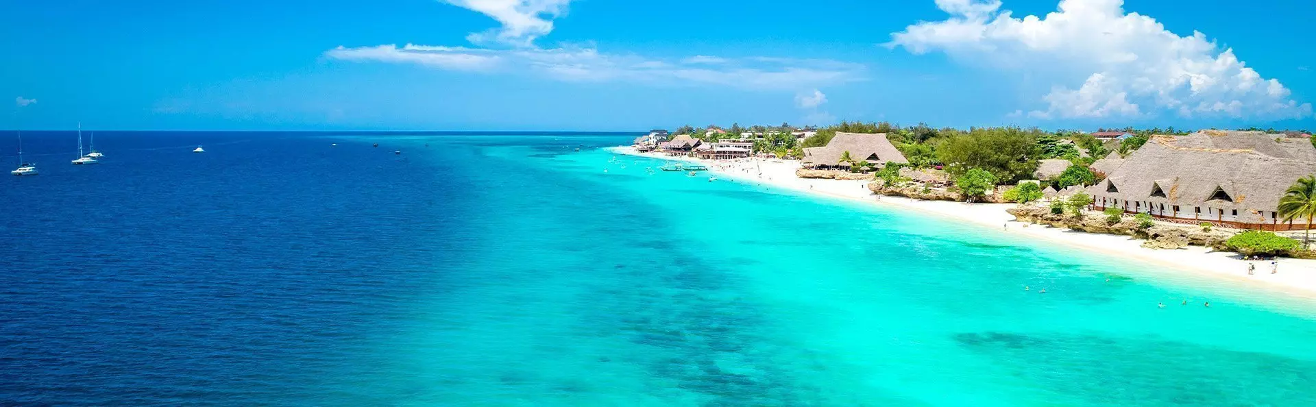 Nungwi beach in northern Zanzibar
