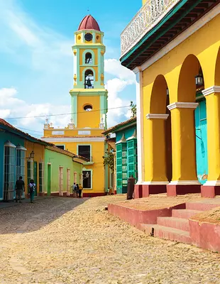 Beautiful, iconic tower in Trinidad, Cuba