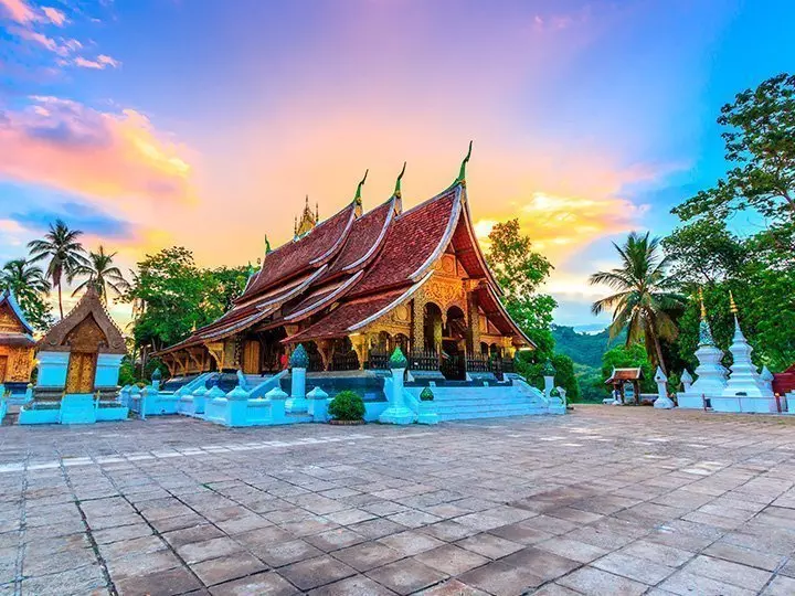 Wat Xieng Thong Temple in Luang Prabang, Laos
